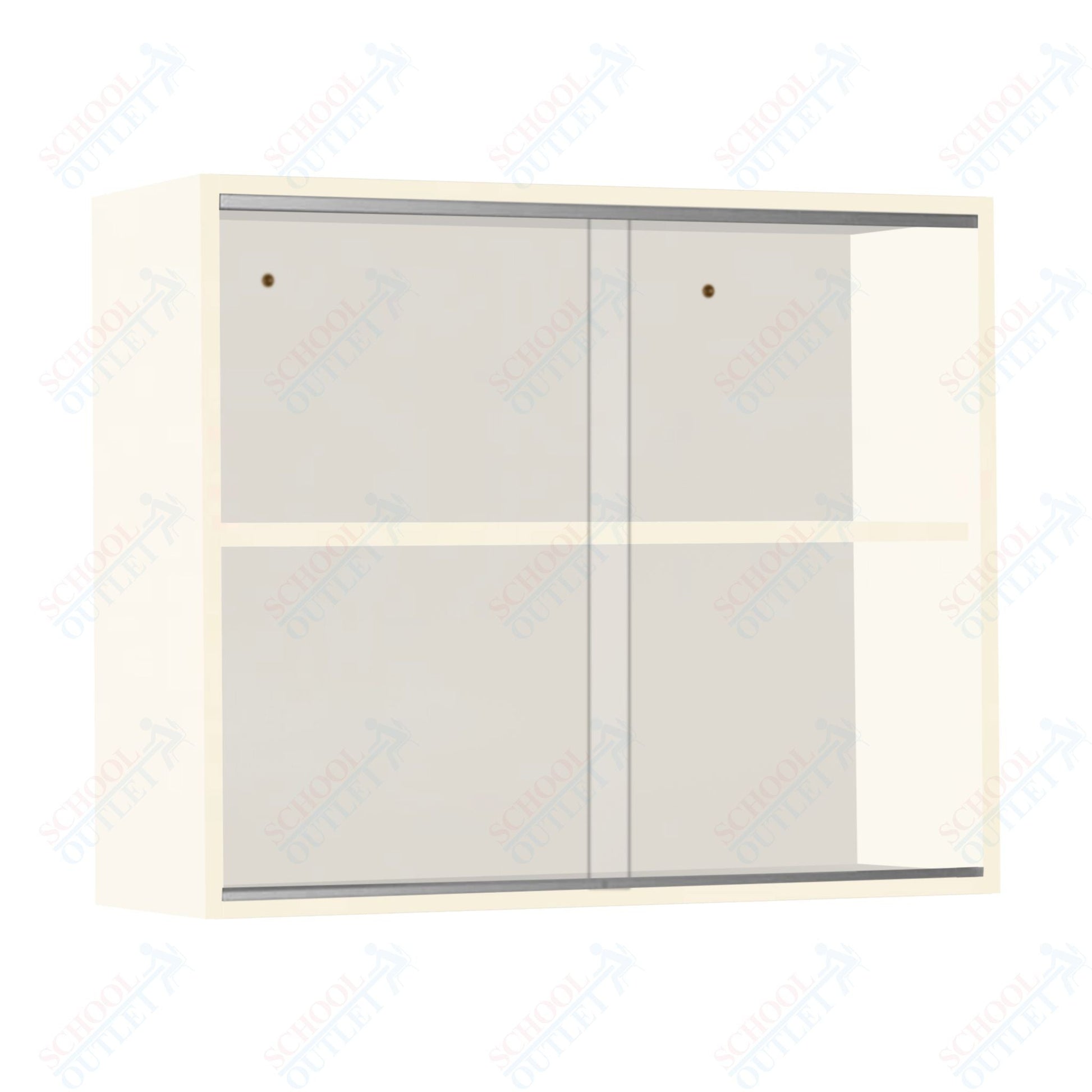 Wall Cabinet Display Sliding Glass Doors (82156 Z30) - SchoolOutlet