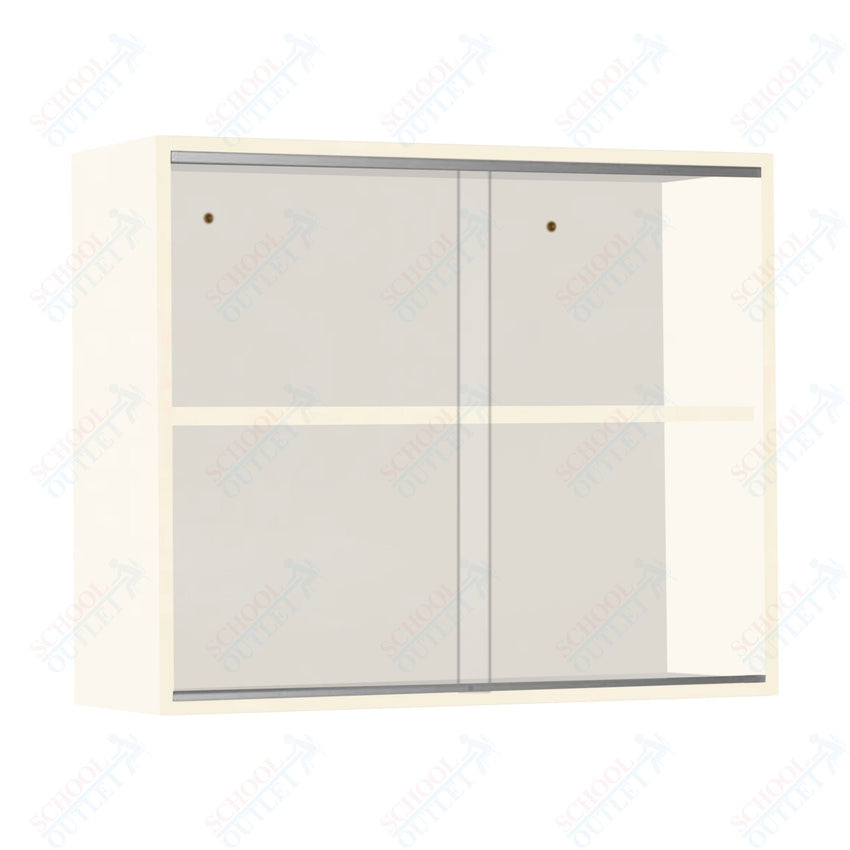 Wall Cabinet Display Sliding Glass Doors (82156 Z30) - SchoolOutlet