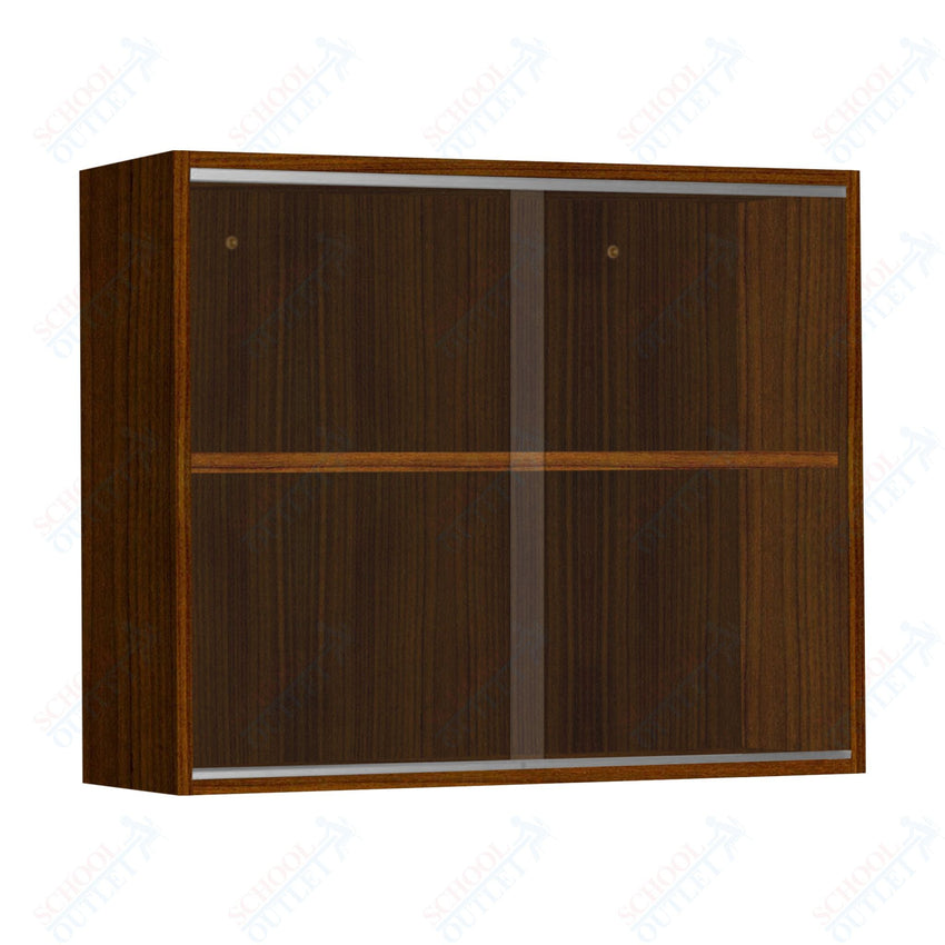 Wall Cabinet Display Sliding Glass Doors (82156 Z30) - SchoolOutlet