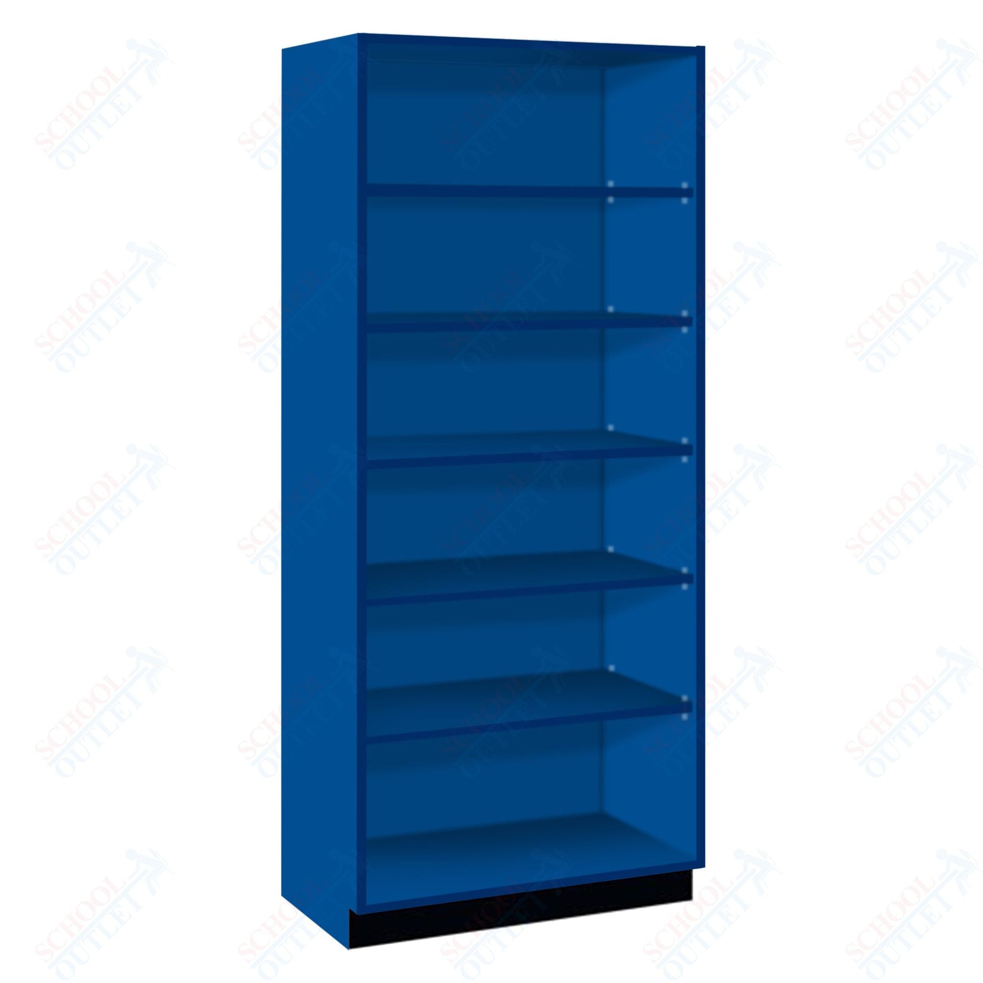 Tall Units Open Shelf with Base Molding (83101 Z84) - SchoolOutlet