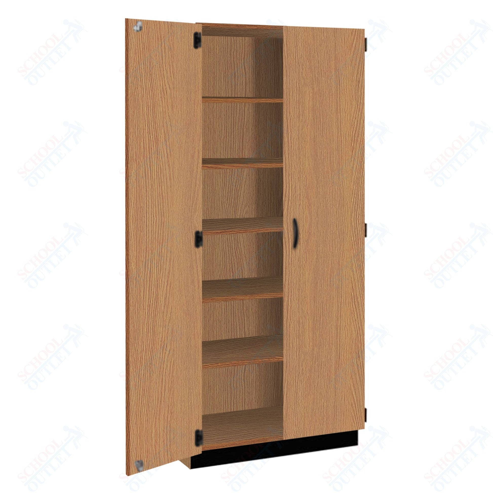 Tall Units Shelf with Door, Lock and Base Molding (83129 K84) - SchoolOutlet