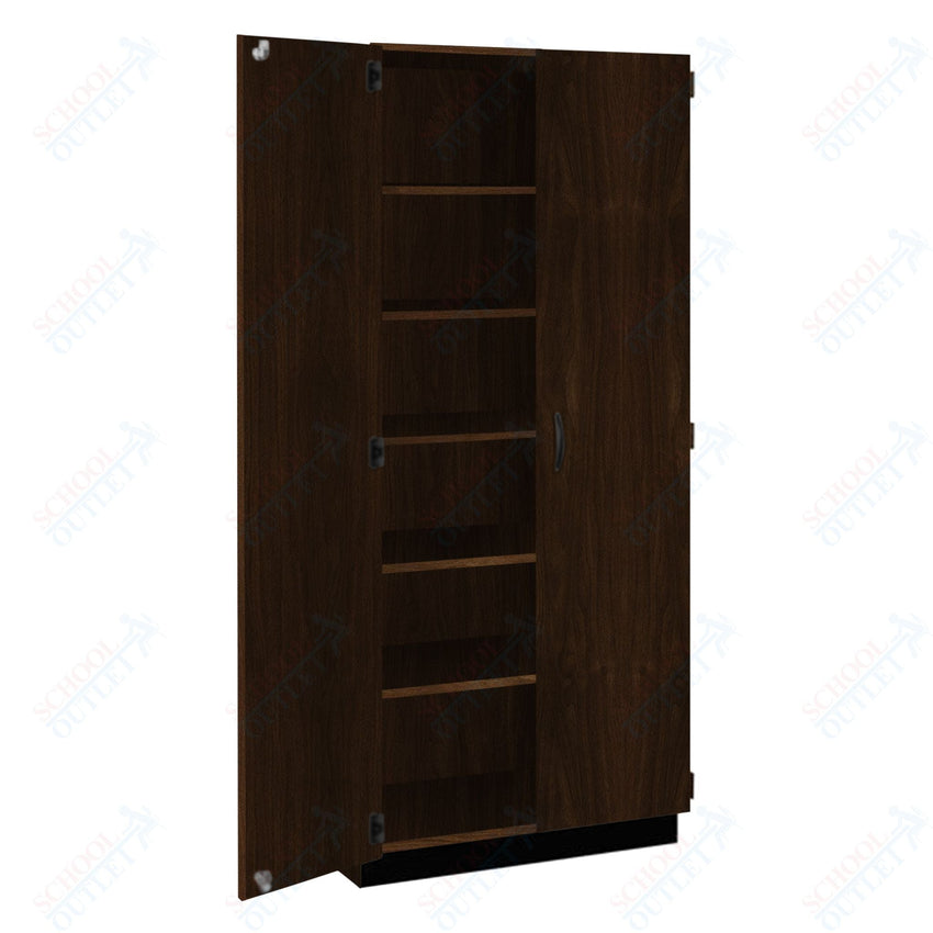 Tall Units Shelf with Door, Lock and Base Molding (83129 K84) - SchoolOutlet