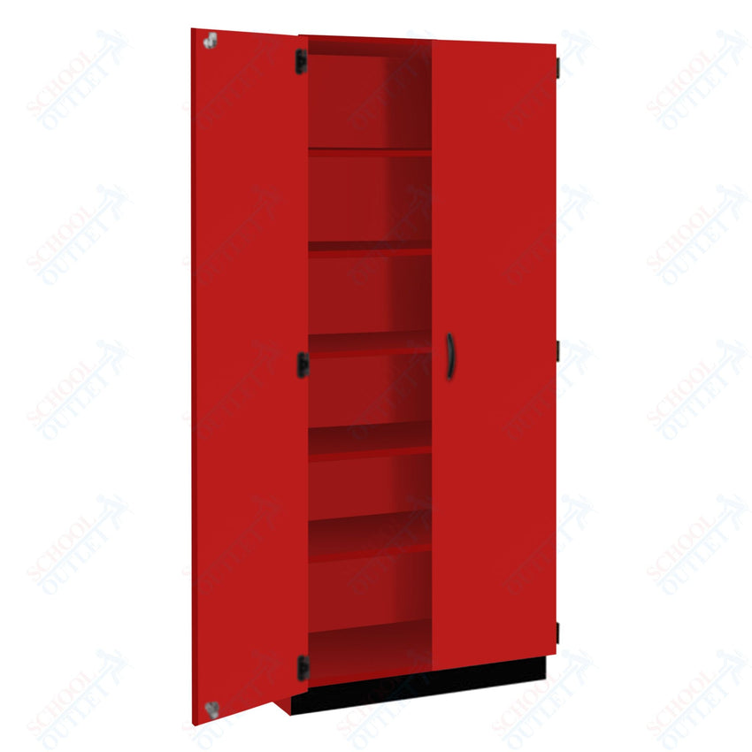 Tall Units Shelf with Door, Lock and Base Molding (83129 K84) - SchoolOutlet