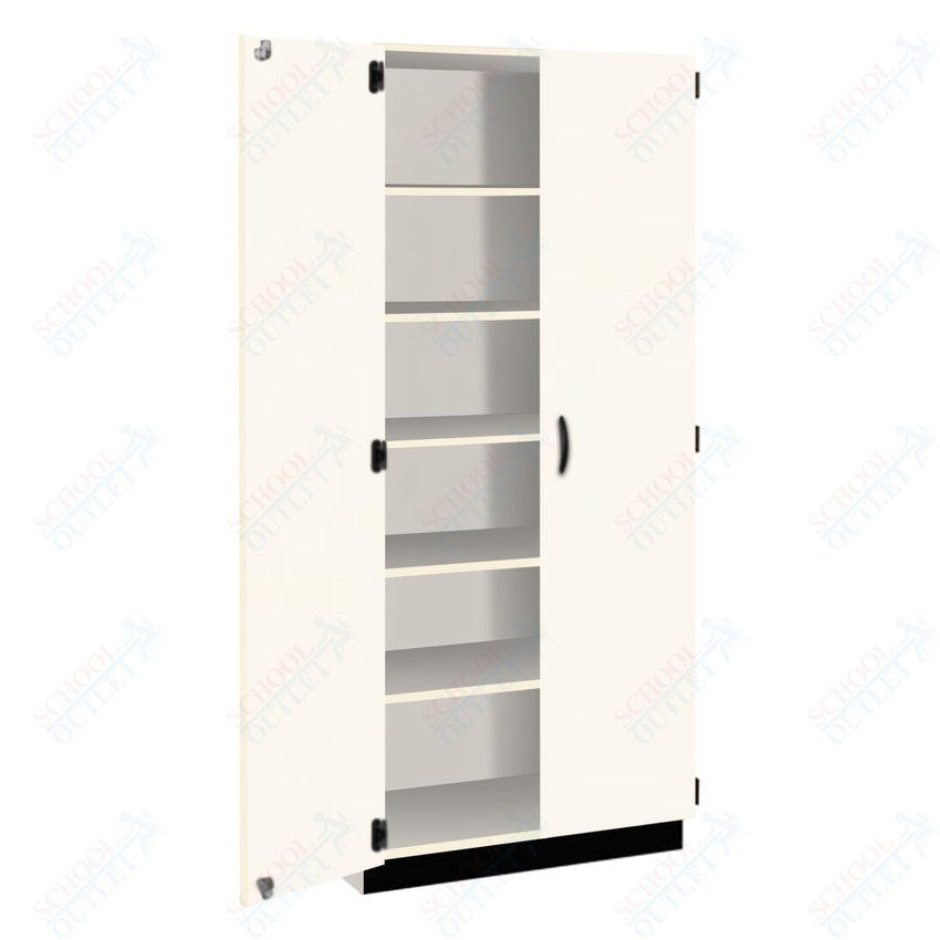 Tall Units Shelf with Door, Lock and Base Molding (83129 K84) - SchoolOutlet