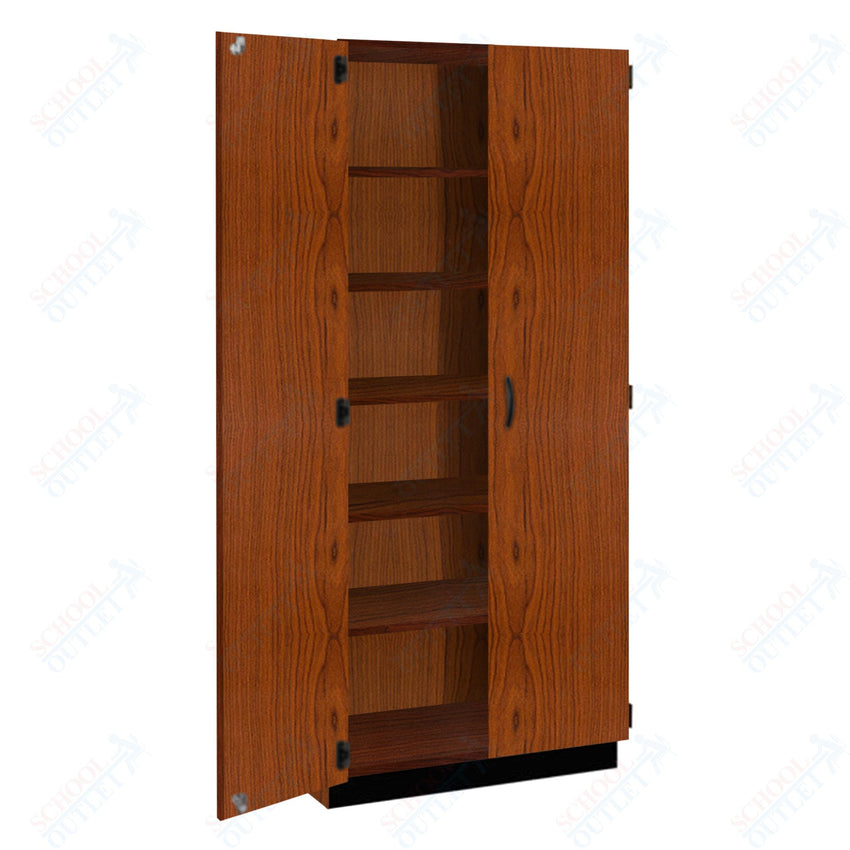 Tall Units Shelf with Door, Lock and Base Molding (83129 K84) - SchoolOutlet