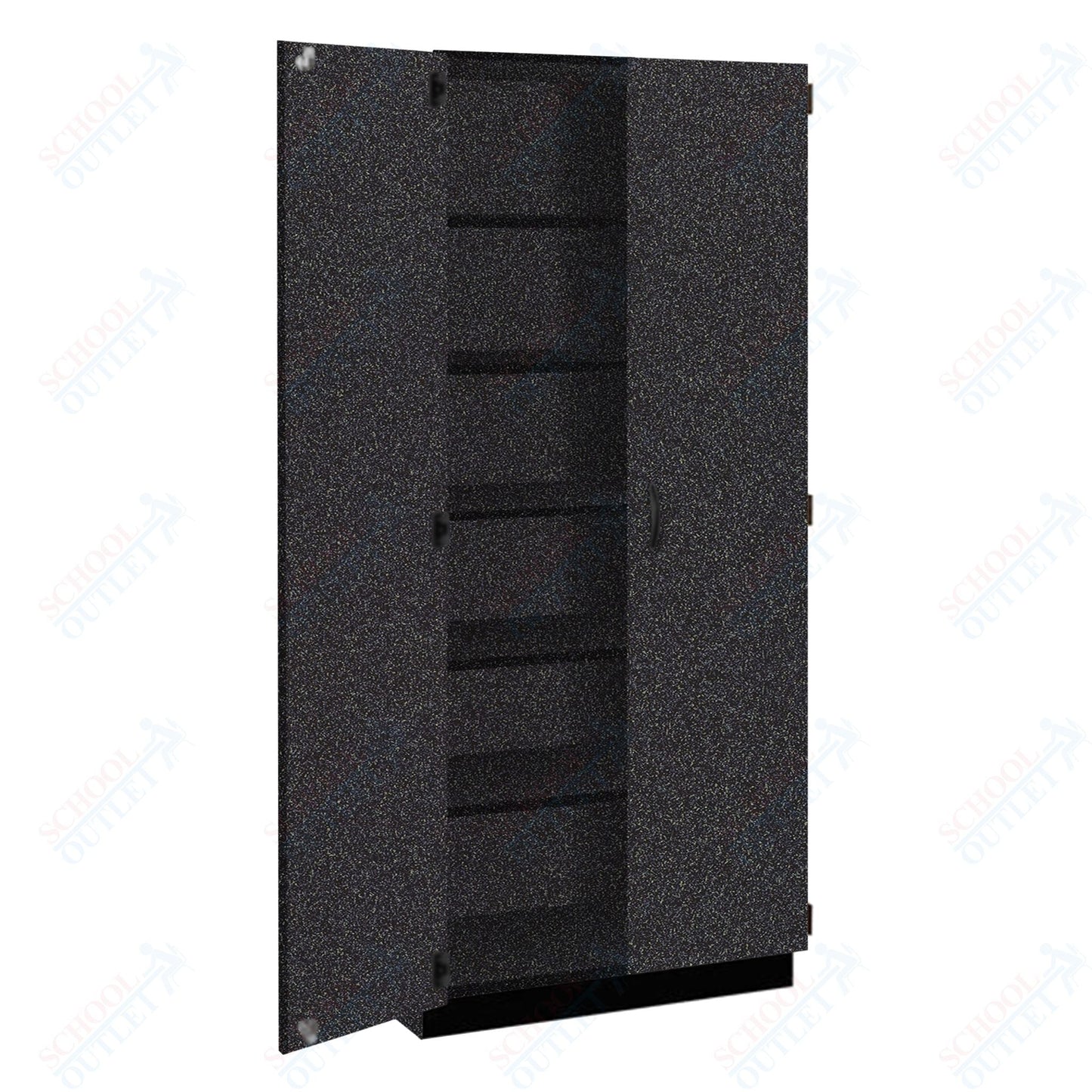 Tall Units Shelf with Door, Lock and Base Molding (83129 K84) - SchoolOutlet