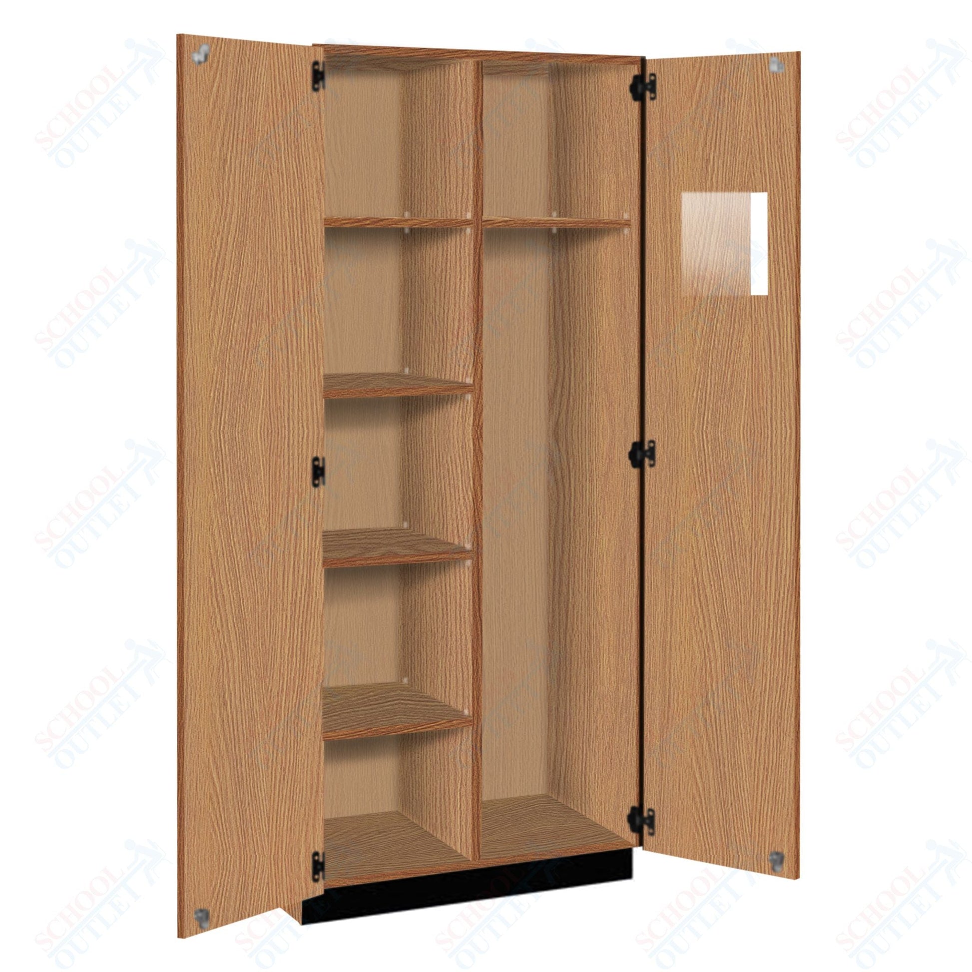 Tall Units Instructor Wardrobe with Lock and Base Molding (83618 K84) - SchoolOutlet