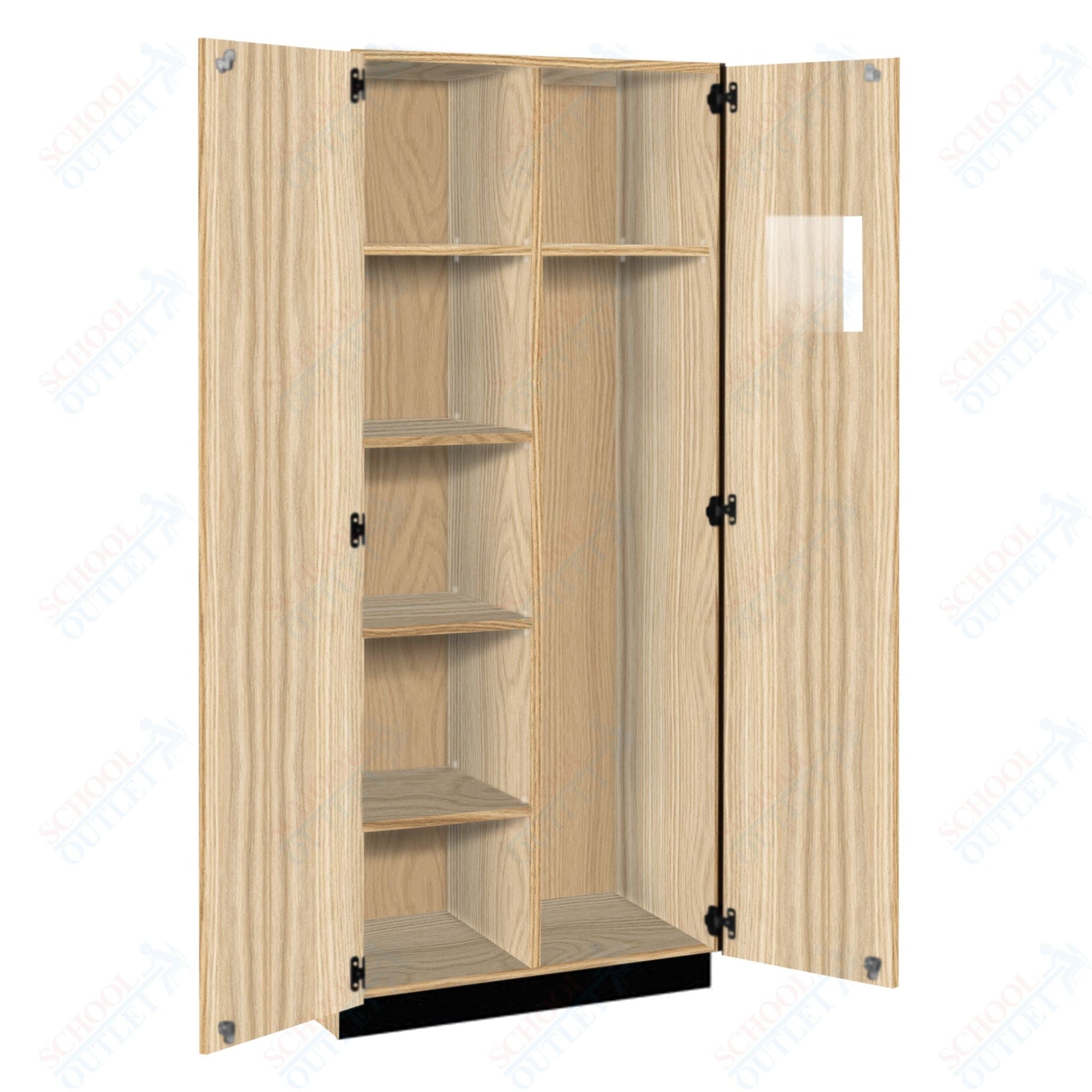 Tall Units Instructor Wardrobe with Lock and Base Molding (83618 K84) - SchoolOutlet