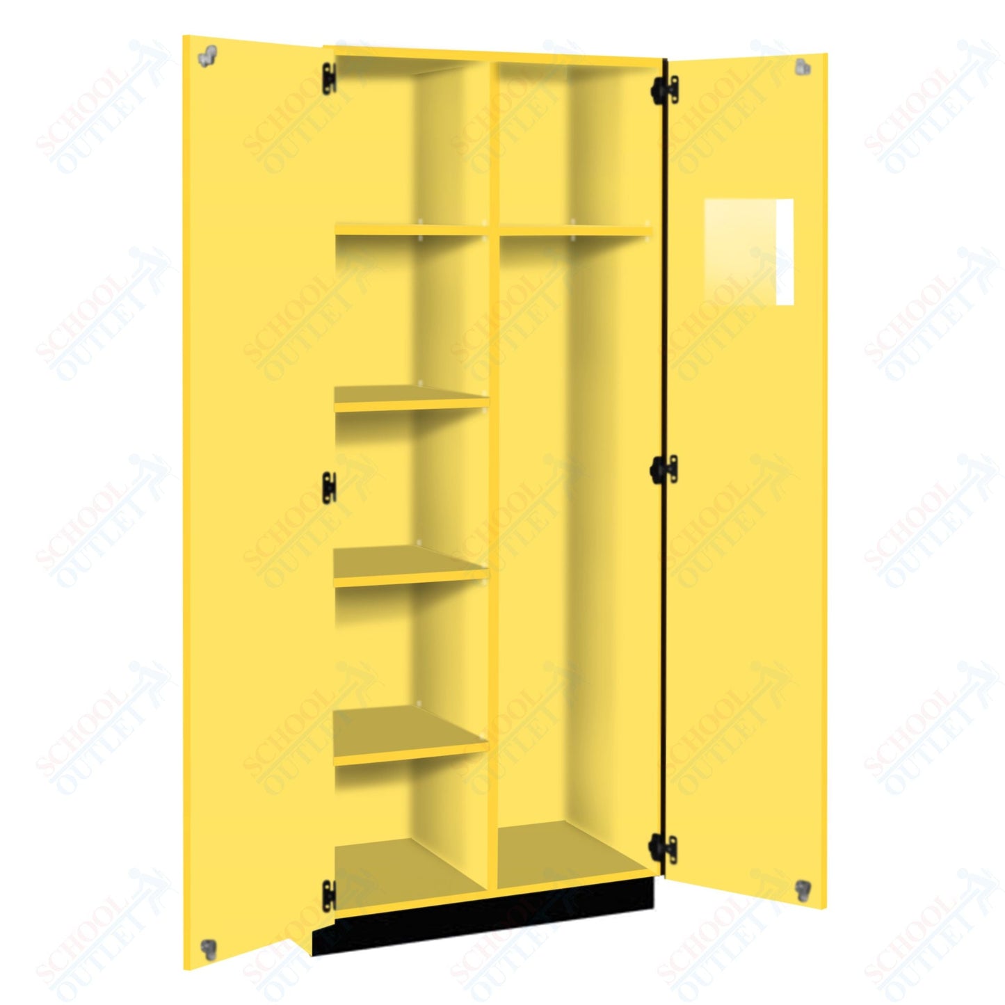 Tall Units Instructor Wardrobe with Lock and Base Molding (83618 K84) - SchoolOutlet