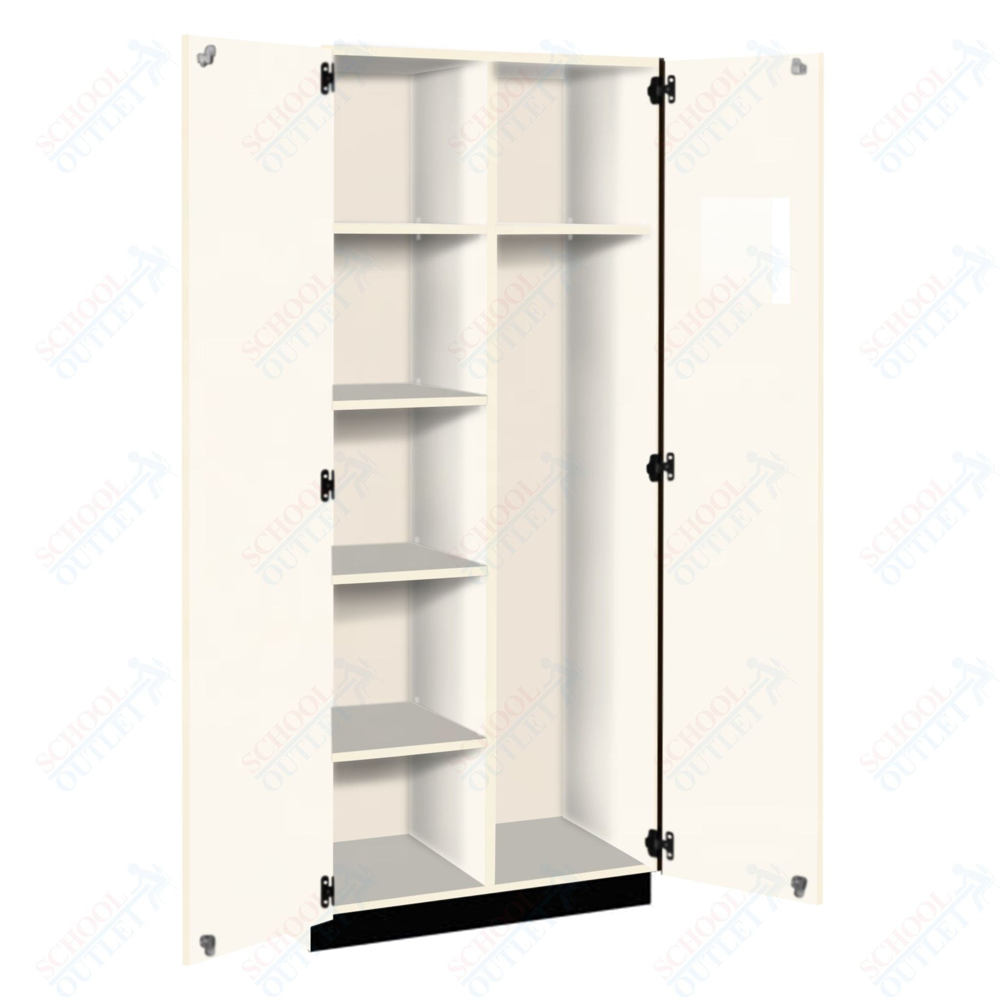 Tall Units Instructor Wardrobe with Lock and Base Molding (83618 K84) - SchoolOutlet