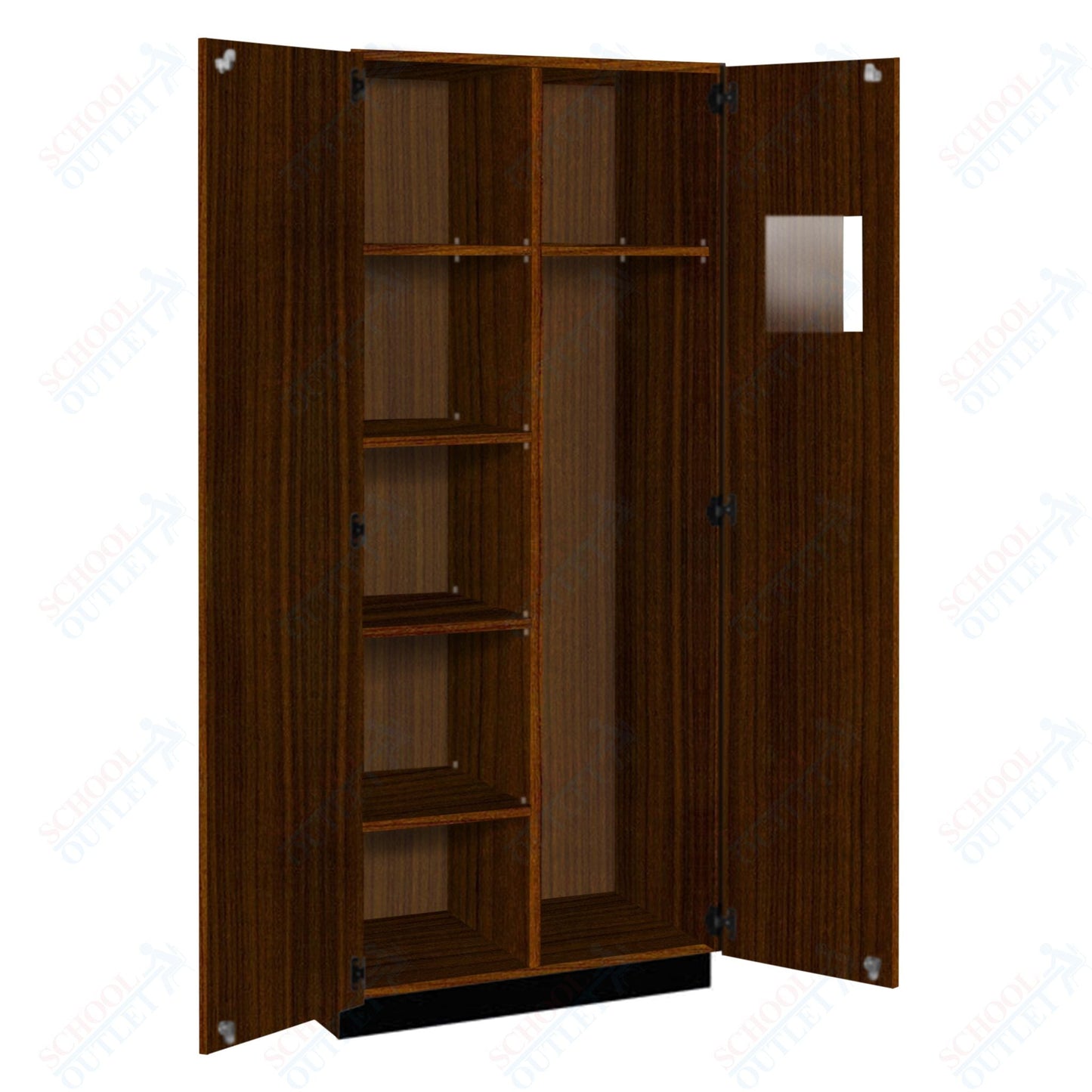 Tall Units Instructor Wardrobe with Lock and Base Molding (83618 K84) - SchoolOutlet