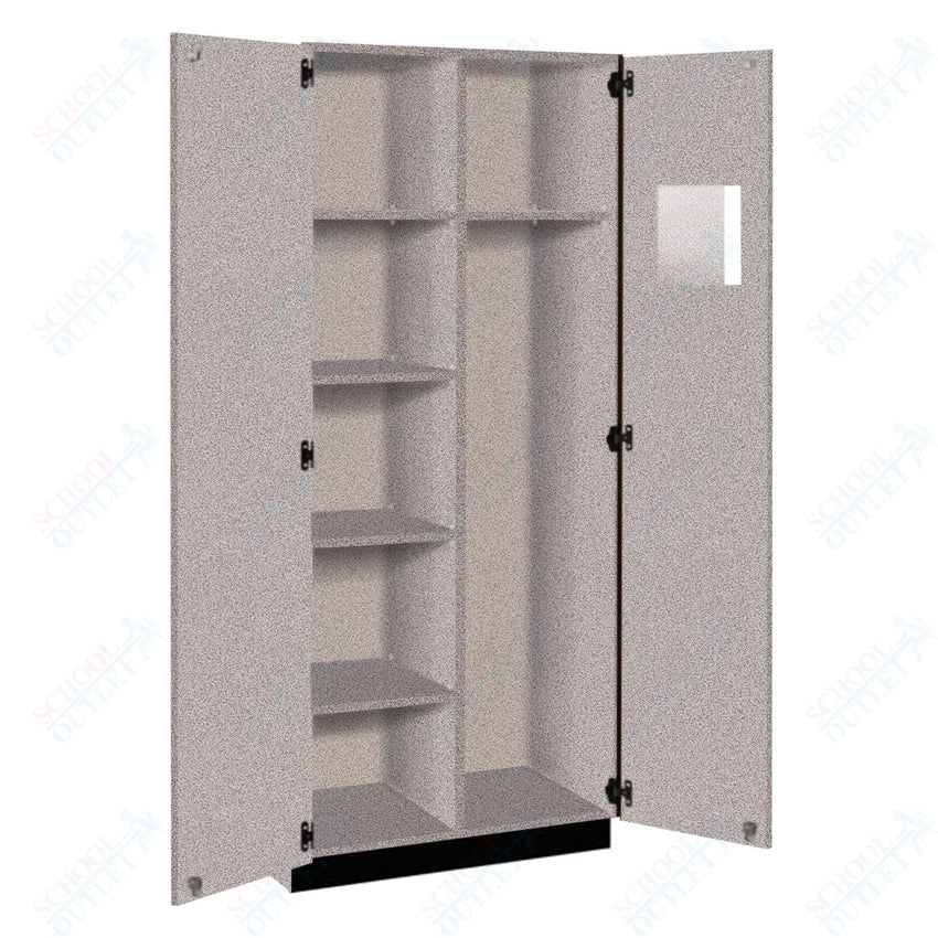 Tall Units Instructor Wardrobe with Lock and Base Molding (83618 K84) - SchoolOutlet