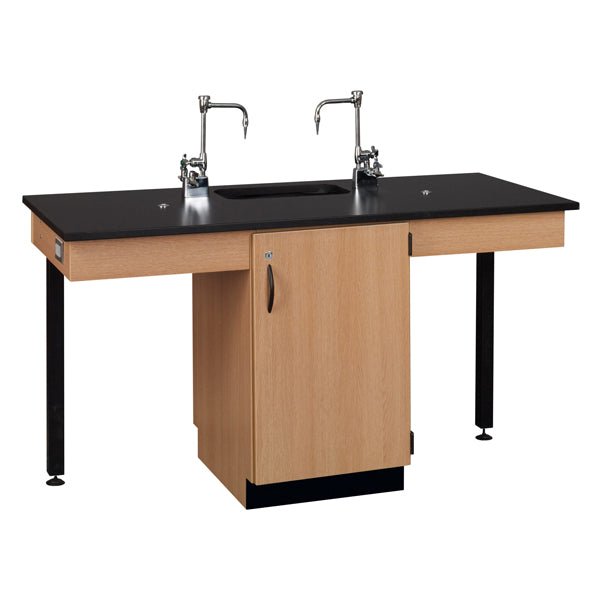 Phenolic Top Two Student Table with Sink (84008 K36 24) - SchoolOutlet