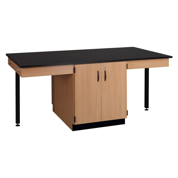 56"W Chemical Resistant Laminate Top Four Student Octagon Island Table (84070 K36 21) - SchoolOutlet