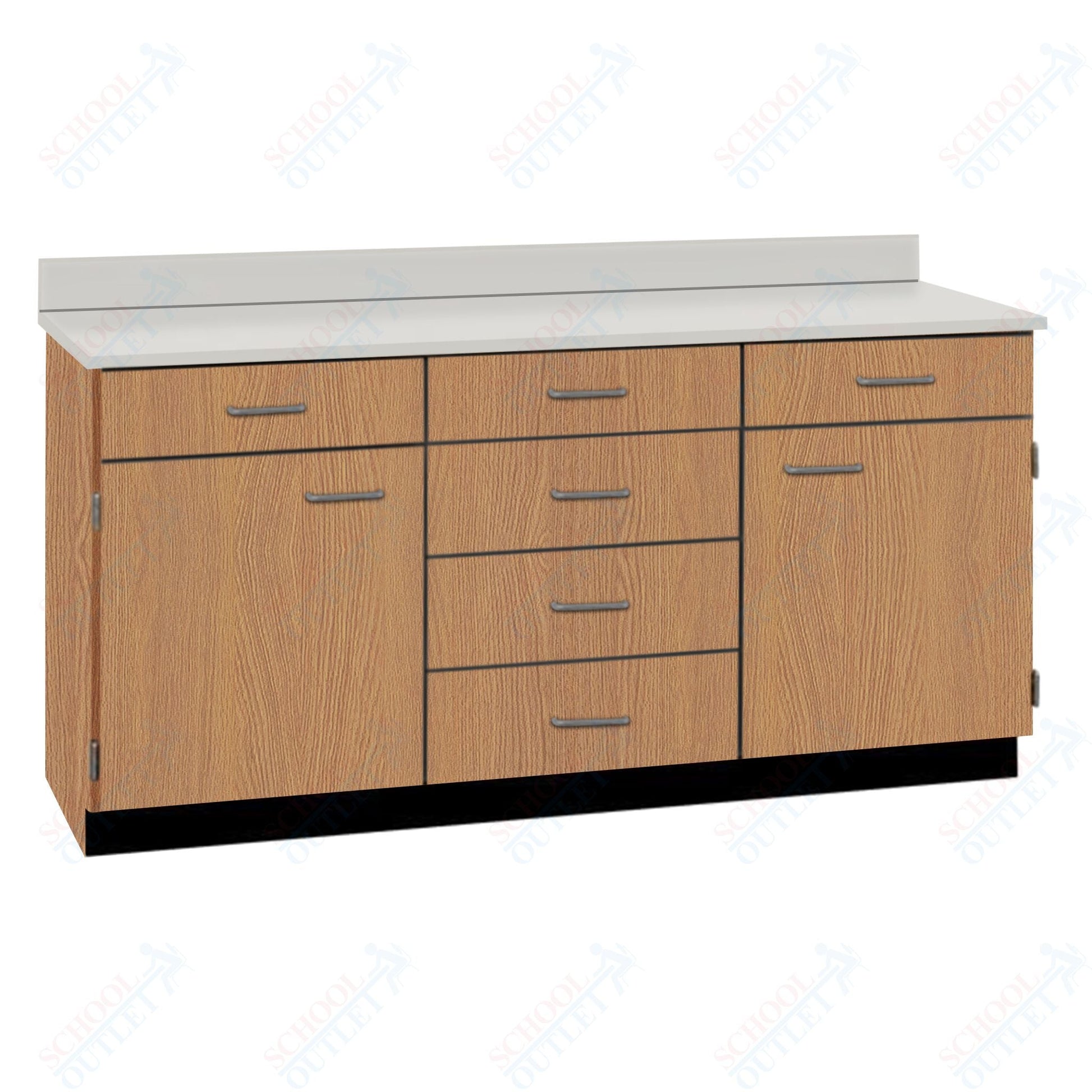 72" Wide Complete Suites with Locks (84506 F72) - SchoolOutlet