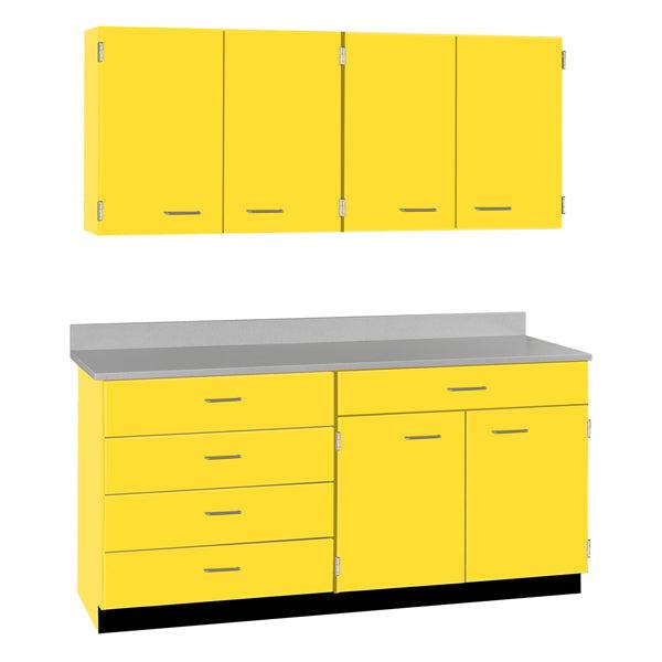 60" Wide Complete Suites with Locks (84512 F60) - SchoolOutlet