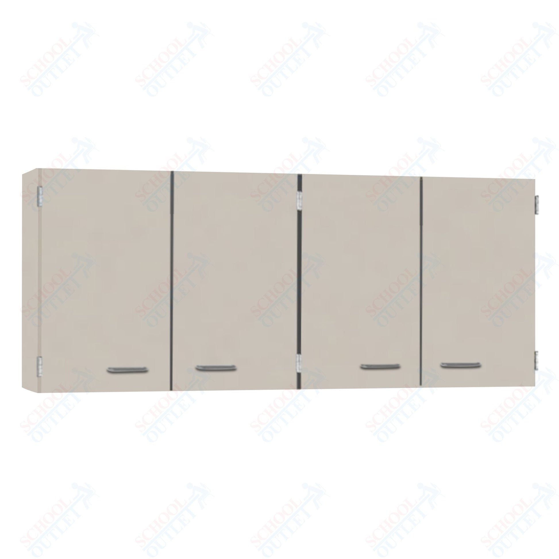 Wall Cabinets with Two Double Doors Full - Width Shelves (84512 F60 WC) - SchoolOutlet