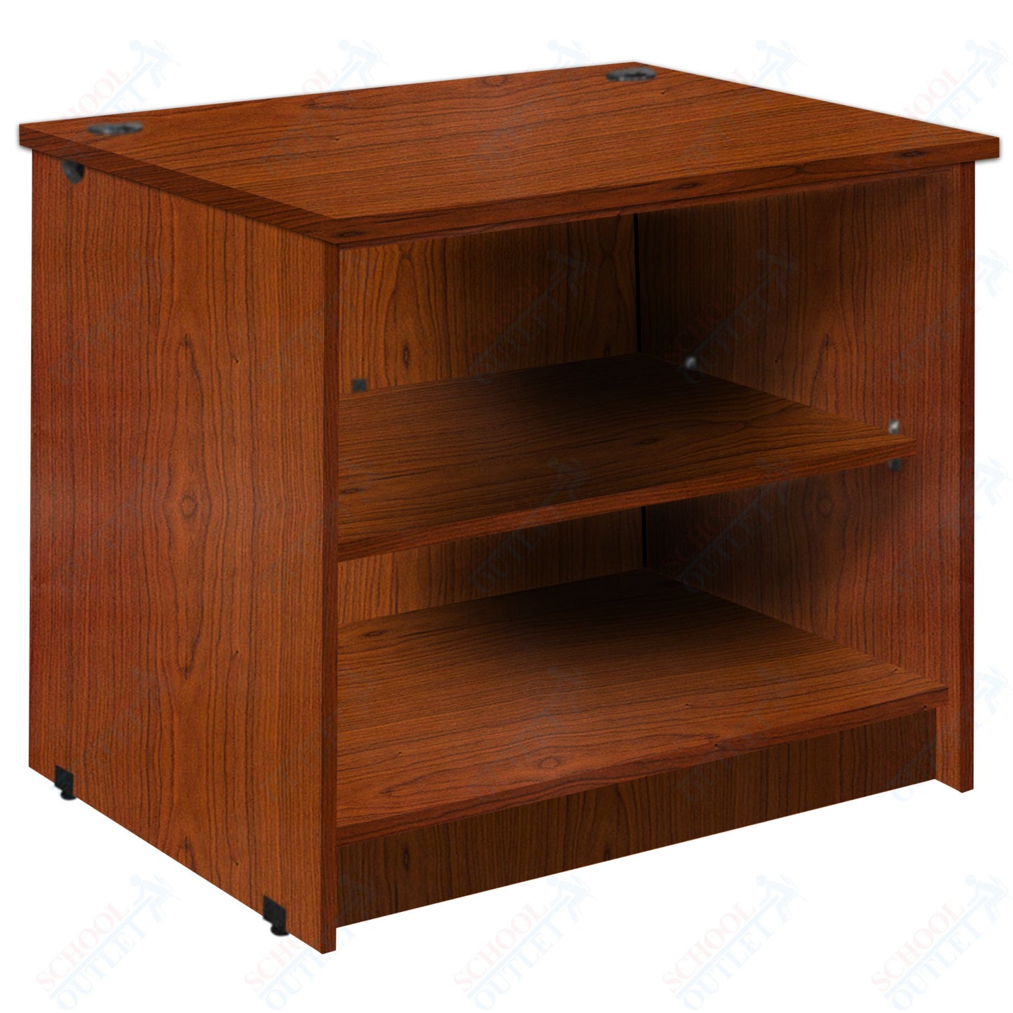 Circulation Desk Units with 2 Open Shelves (88002 Z30) - SchoolOutlet