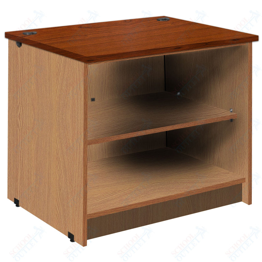 Circulation Desk Units with 2 Open Shelves (88002 Z30) - SchoolOutlet