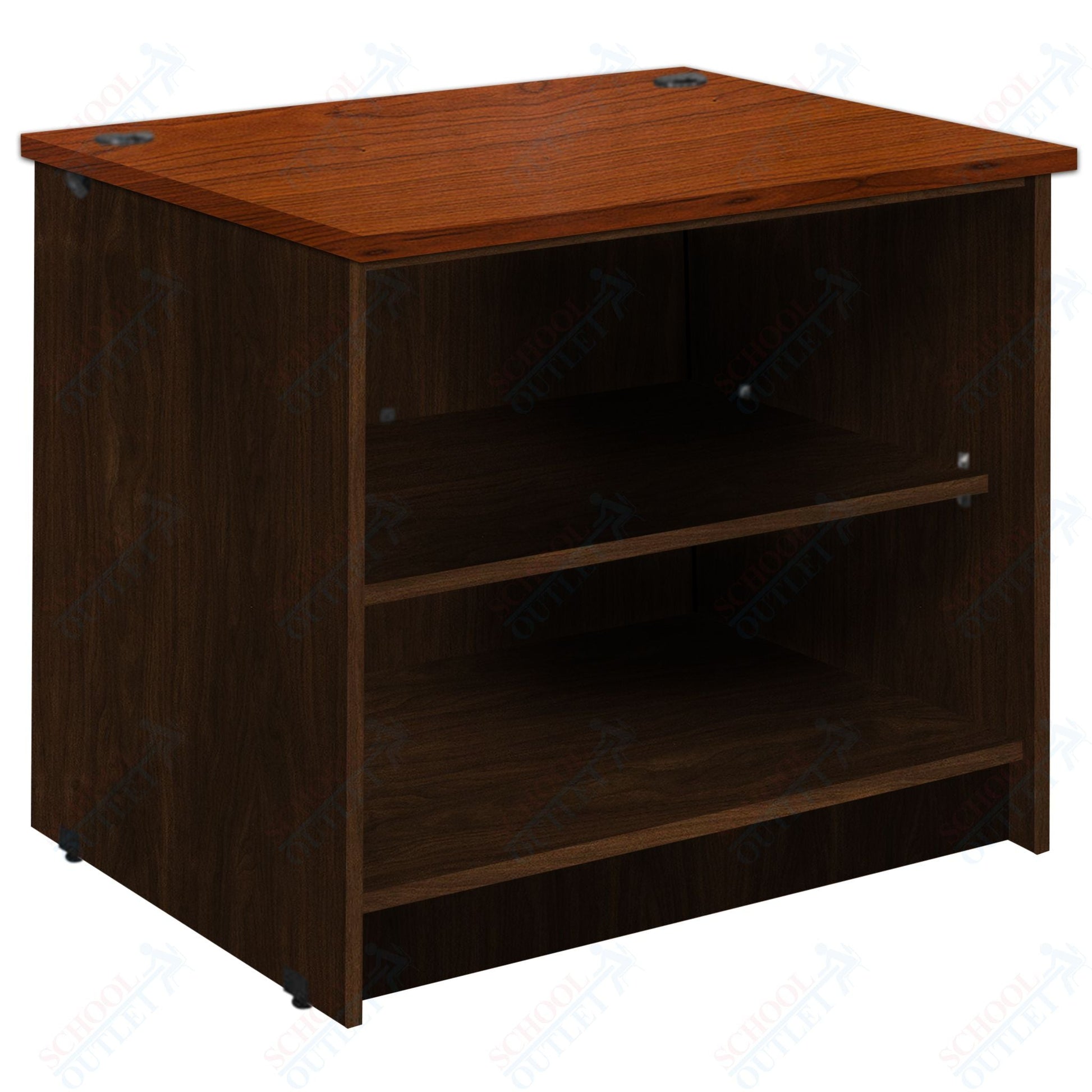 Circulation Desk Units with 2 Open Shelves (88002 Z30) - SchoolOutlet