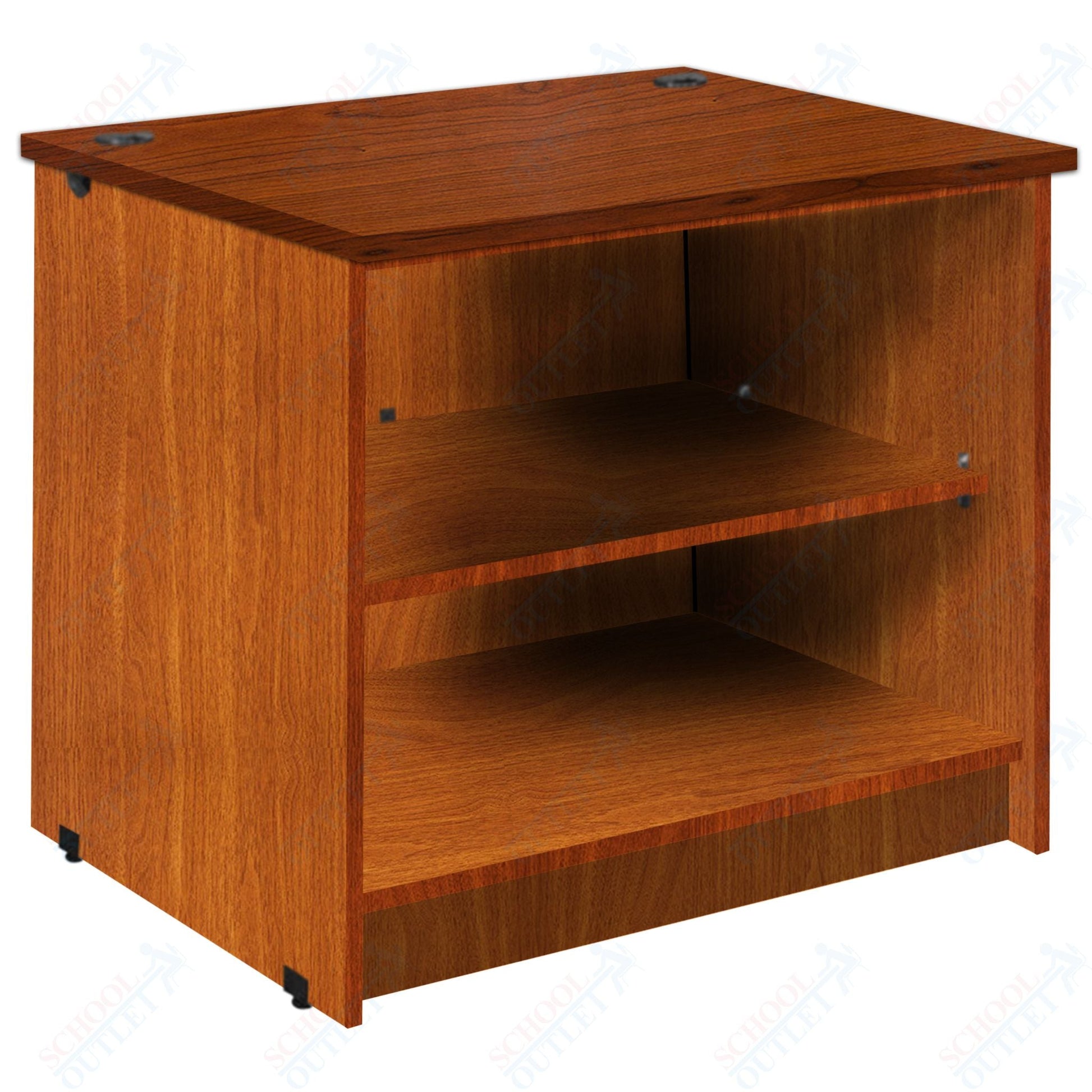 Circulation Desk Units with 2 Open Shelves (88002 Z30) - SchoolOutlet