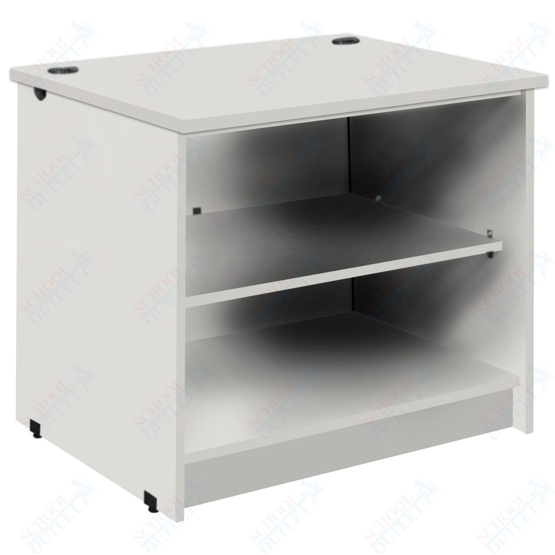 Circulation Desk Units with 2 Open Shelves (88002 Z30) - SchoolOutlet