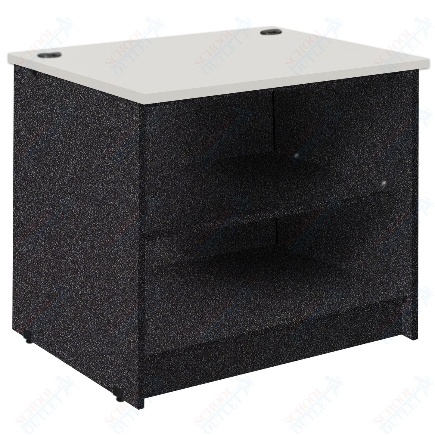 Circulation Desk Units with 2 Open Shelves (88002 Z30) - SchoolOutlet