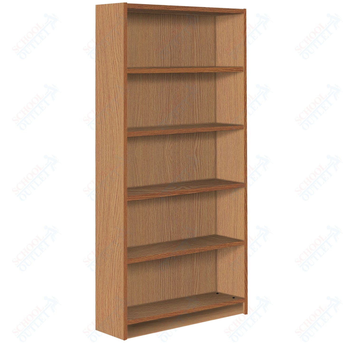 Single Face Starter 4 Adjustable Shelves Bookcase (88207 Z74) - SchoolOutlet