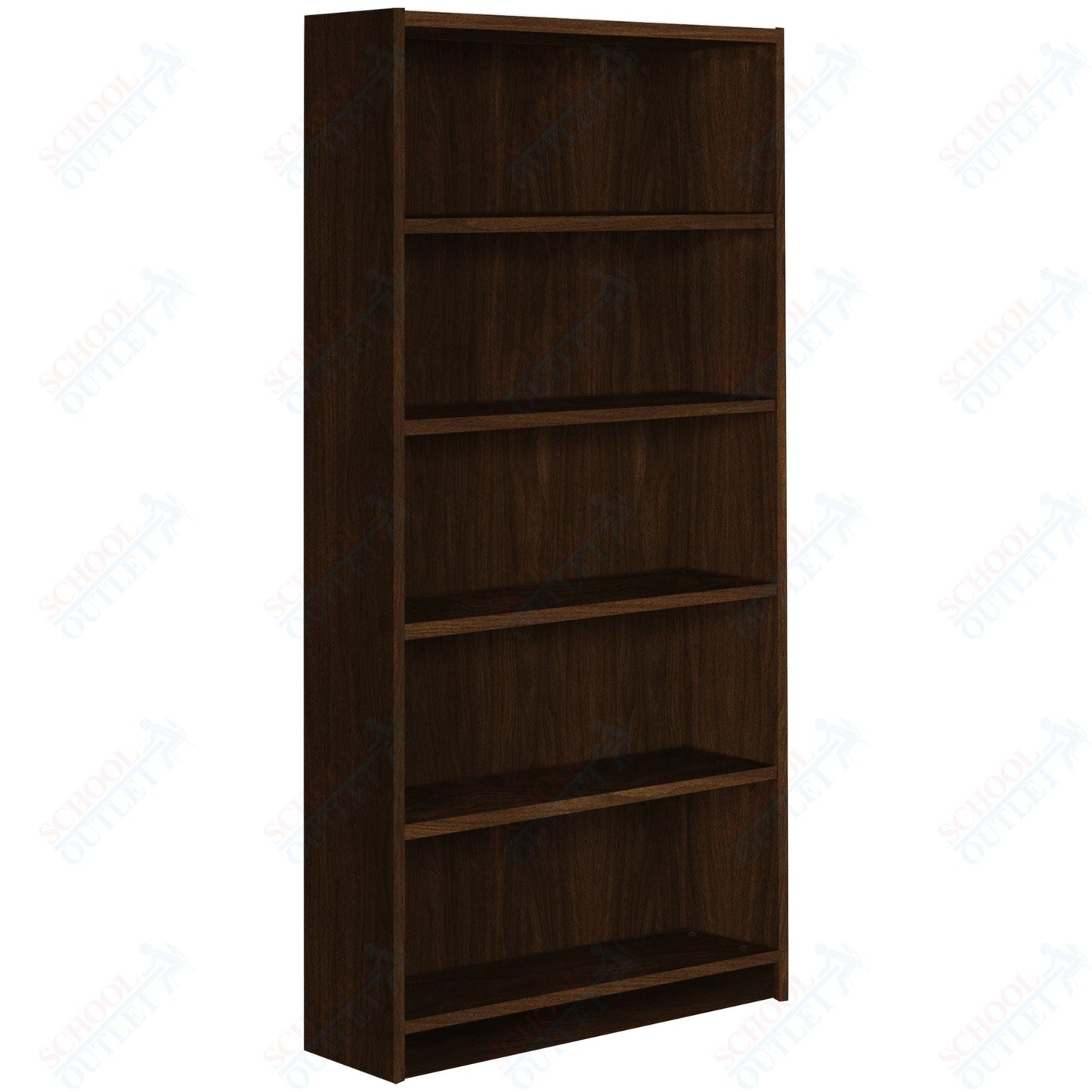 Single Face Starter 4 Adjustable Shelves Bookcase (88207 Z74) - SchoolOutlet