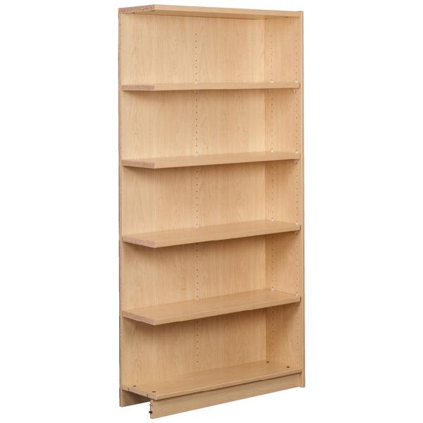 Single Face Adder 4 Adjustable Shelves Bookcase (88208 Z74) - SchoolOutlet