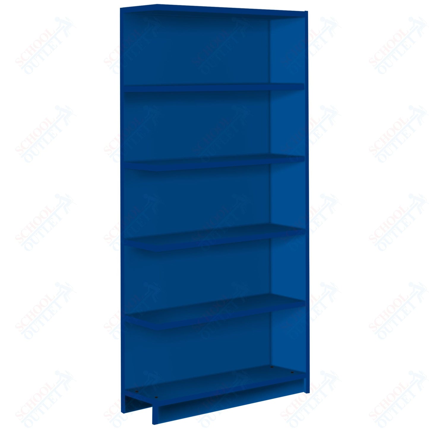 Single Face Adder 4 Adjustable Shelves Bookcase (88208 Z74) - SchoolOutlet