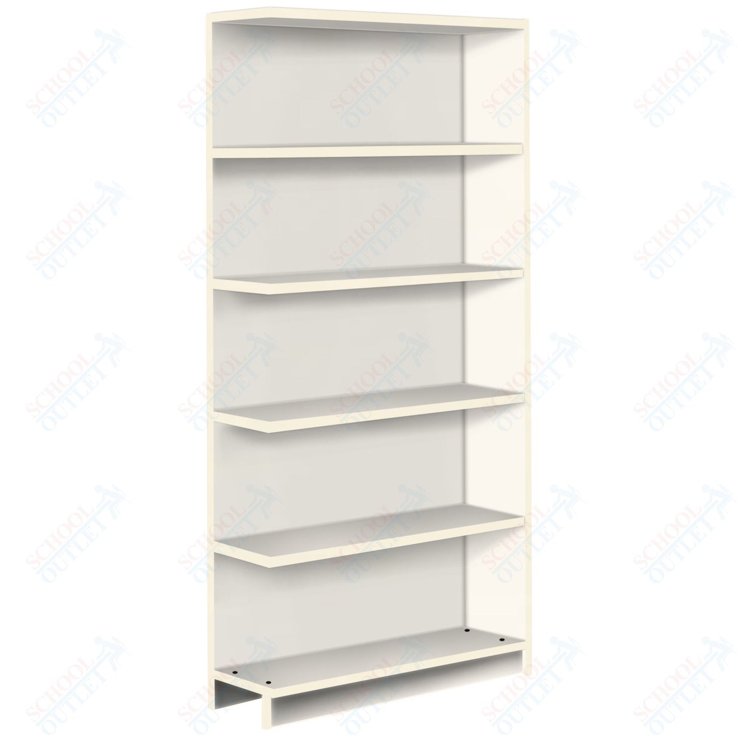 Single Face Adder 4 Adjustable Shelves Bookcase (88208 Z74) - SchoolOutlet