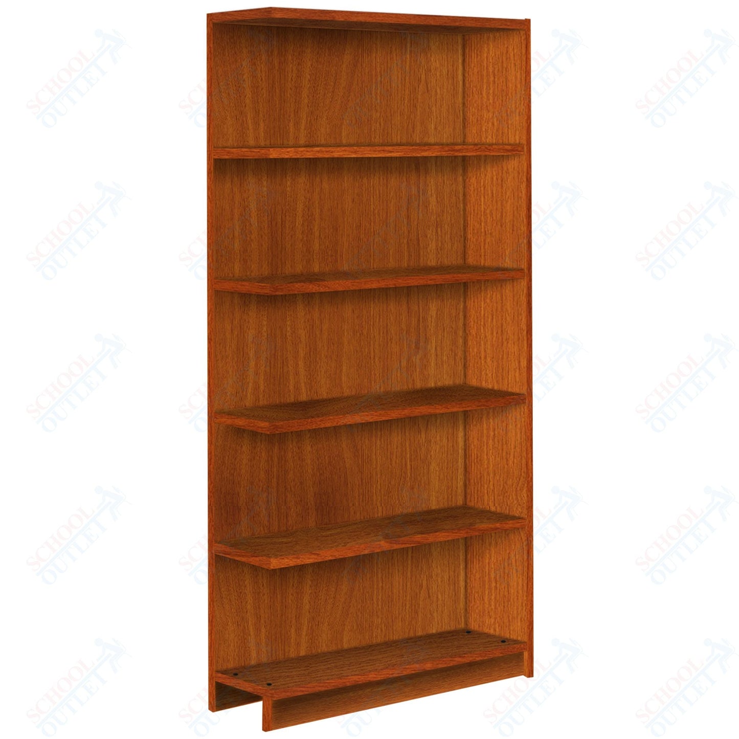 Single Face Adder 4 Adjustable Shelves Bookcase (88208 Z74) - SchoolOutlet