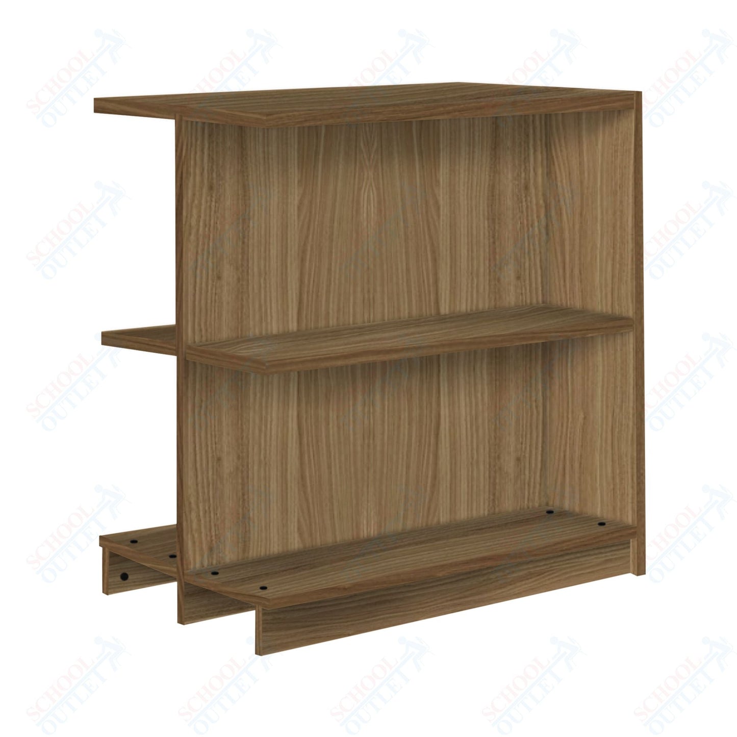 Double Face Starter 2 Adjustable Shelves each Face Bookcase (88252 Z39) - SchoolOutlet