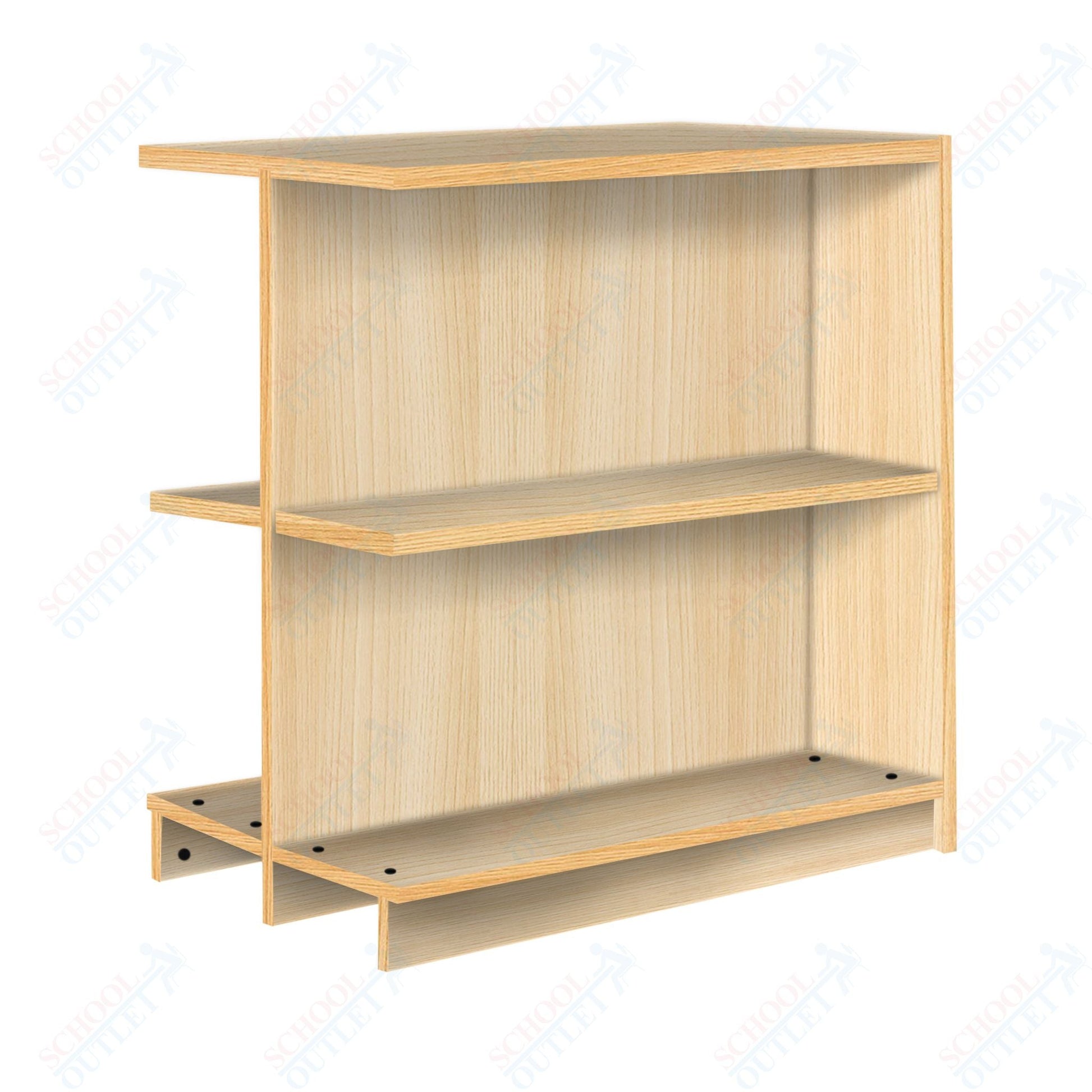 Double Face Starter 2 Adjustable Shelves each Face Bookcase (88252 Z39) - SchoolOutlet