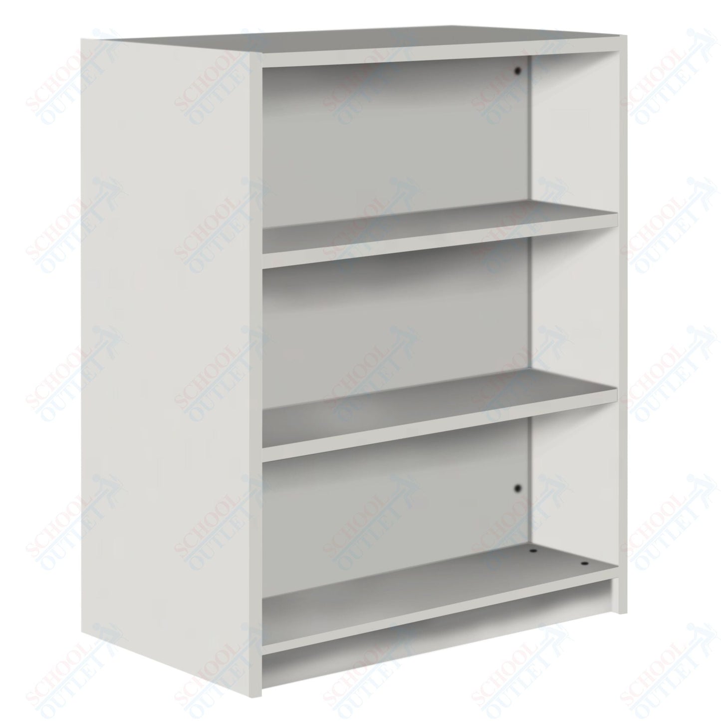 Double Face Starter 2 Adjustable Shelves each Face Bookcase (88253 Z47) - SchoolOutlet