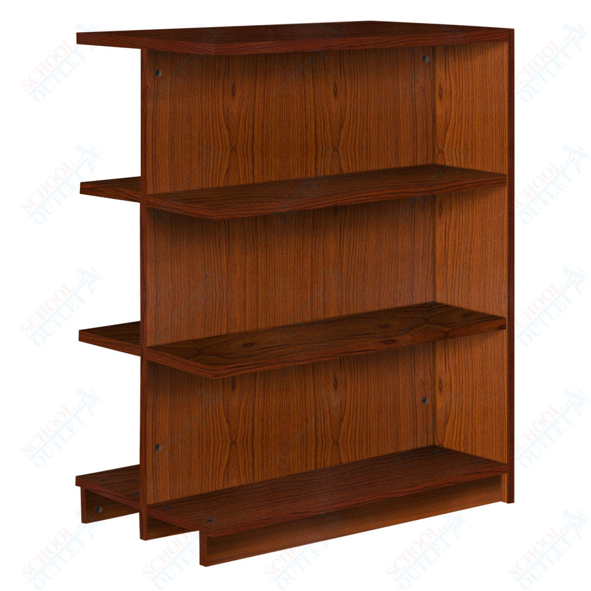 Double Face Adder 2 Adjustable Shelves each Face Bookcase (88254 Z47) - SchoolOutlet