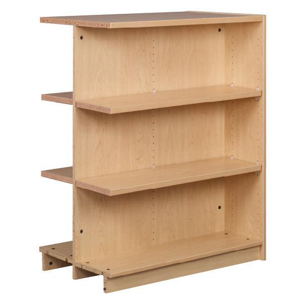 Double Face Adder 2 Adjustable Shelves each Face Bookcase (88254 Z47) - SchoolOutlet