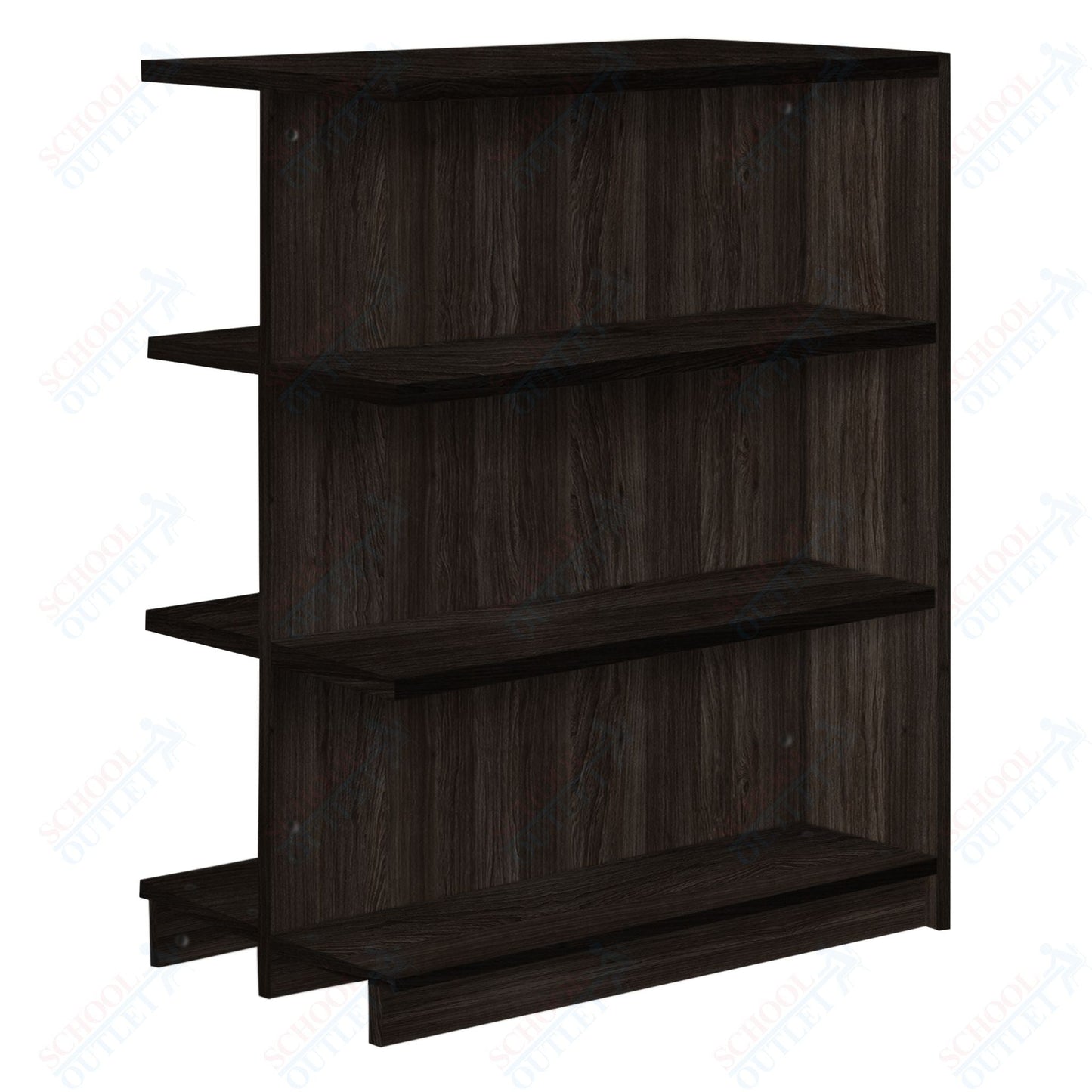 Double Face Adder 2 Adjustable Shelves each Face Bookcase (88254 Z47) - SchoolOutlet