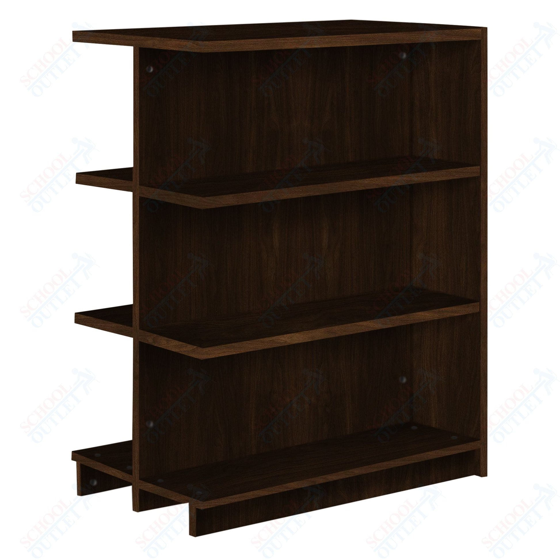 Double Face Adder 2 Adjustable Shelves each Face Bookcase (88254 Z47) - SchoolOutlet