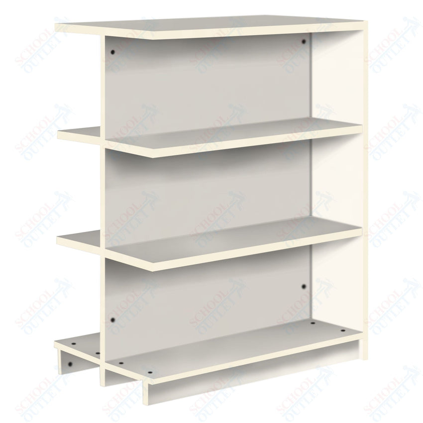 Double Face Adder 2 Adjustable Shelves each Face Bookcase (88254 Z47) - SchoolOutlet