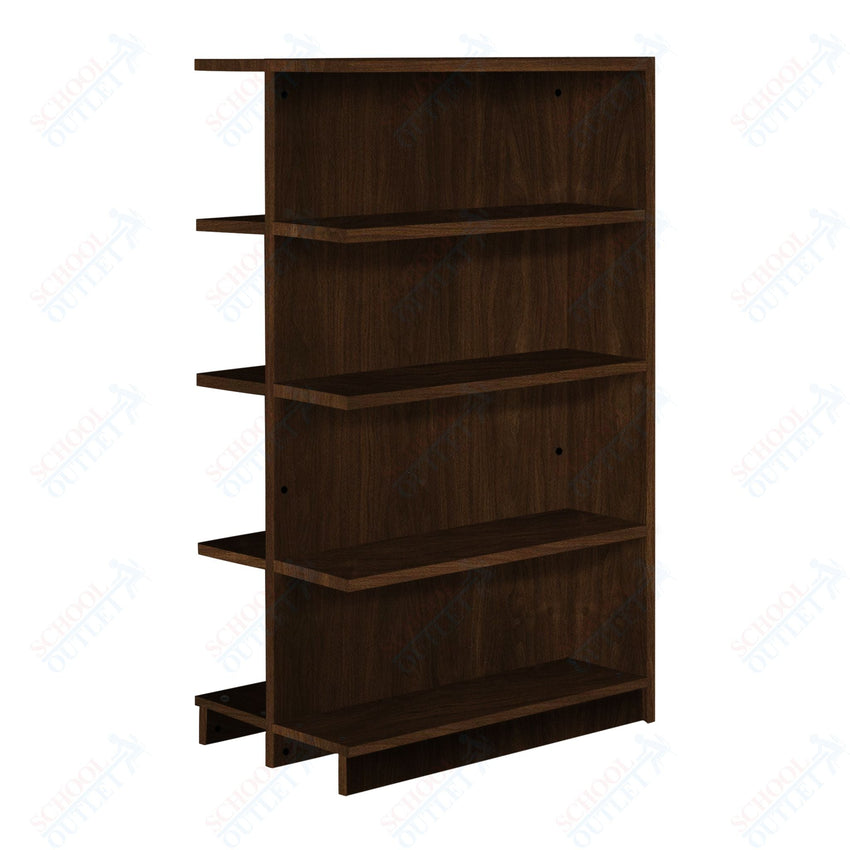 Double Face Adder 3 Adjustable Shelves each Face Bookcase (88256 Z61) - SchoolOutlet