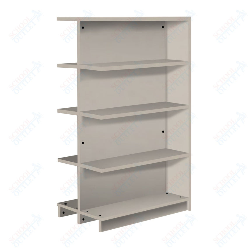 Double Face Adder 3 Adjustable Shelves each Face Bookcase (88256 Z61) - SchoolOutlet