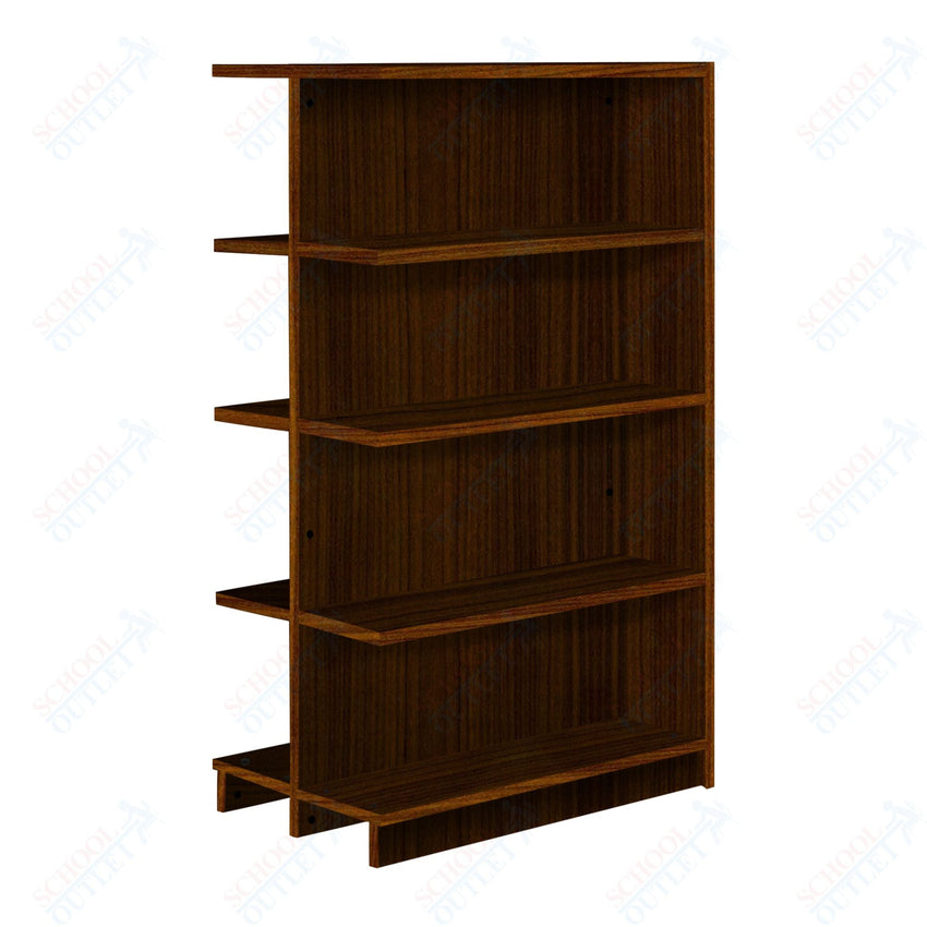 Double Face Adder 3 Adjustable Shelves each Face Bookcase (88256 Z61) - SchoolOutlet