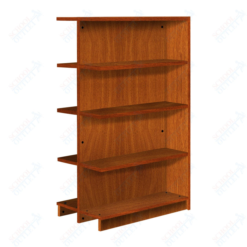 Double Face Adder 3 Adjustable Shelves each Face Bookcase (88256 Z61) - SchoolOutlet