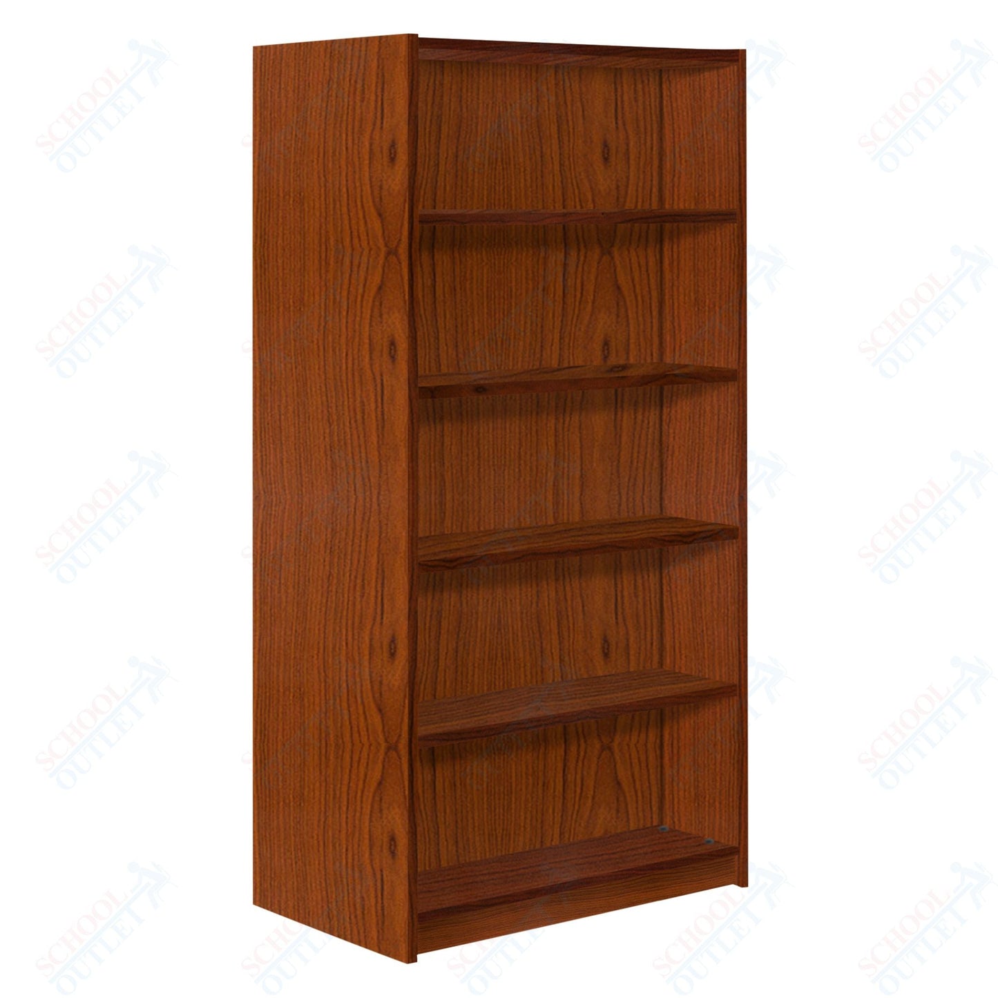 Double Face Starter 4 Adjustable Shelves each Face Bookcase (88257 Z74) - SchoolOutlet