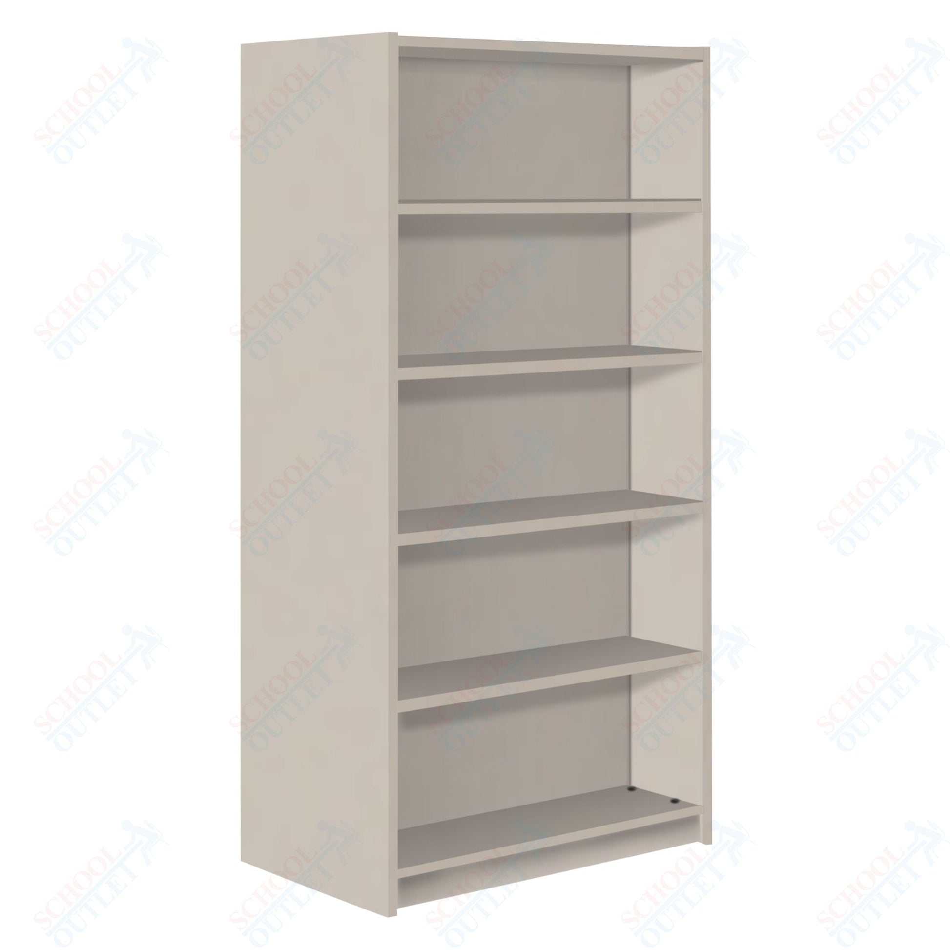 Double Face Starter 4 Adjustable Shelves each Face Bookcase (88257 Z74) - SchoolOutlet