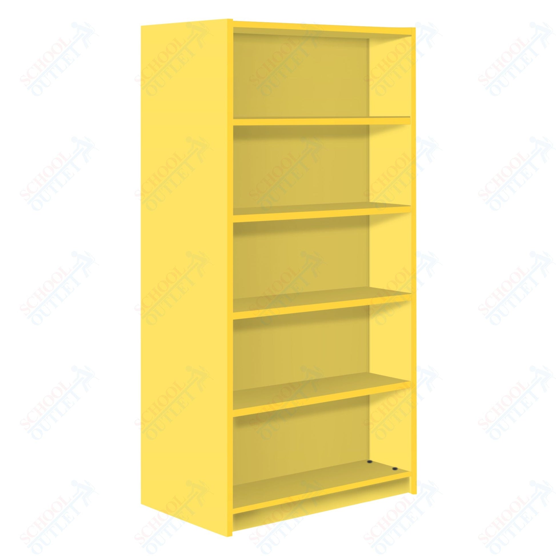 Double Face Starter 4 Adjustable Shelves each Face Bookcase (88257 Z74) - SchoolOutlet