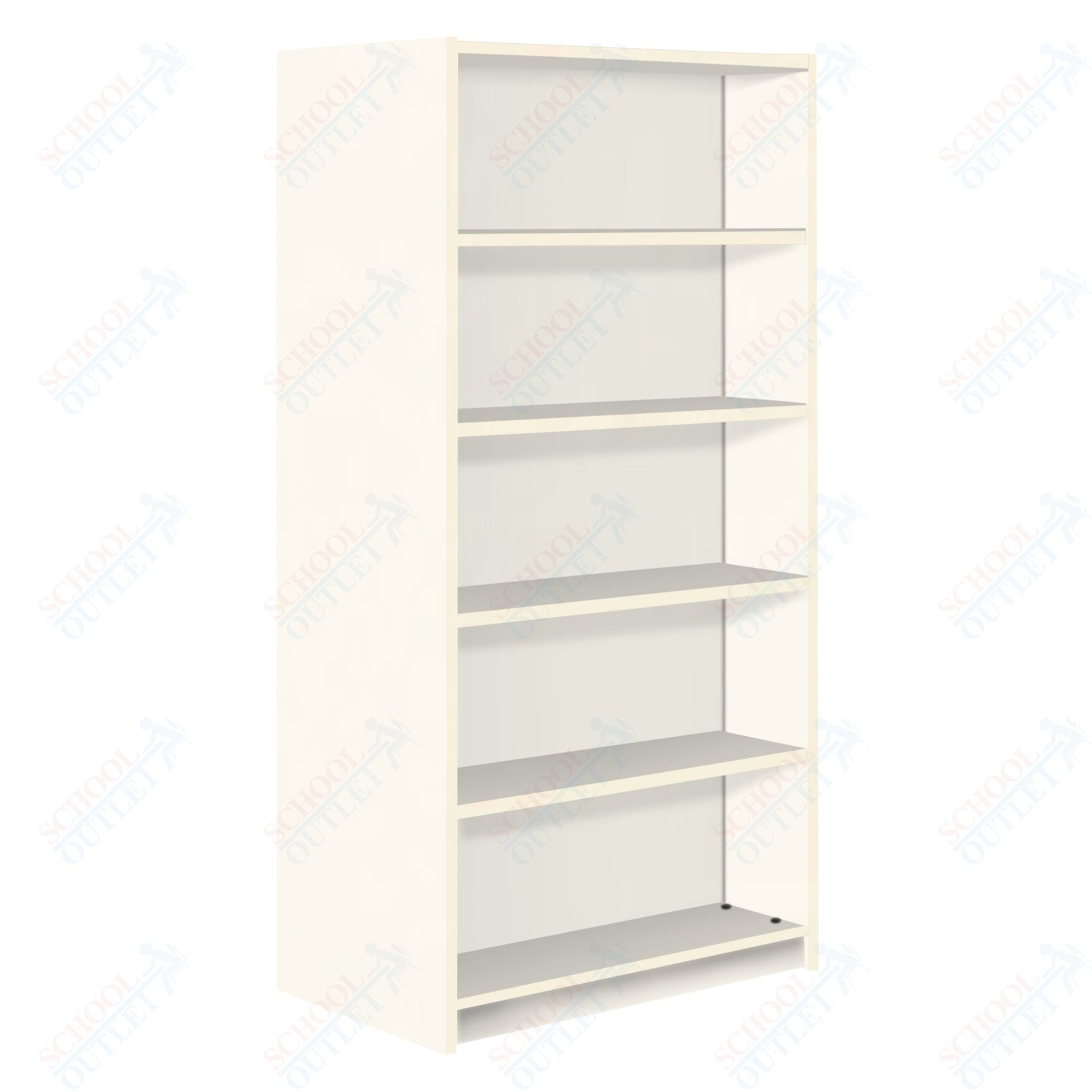 Double Face Starter 4 Adjustable Shelves each Face Bookcase (88257 Z74) - SchoolOutlet