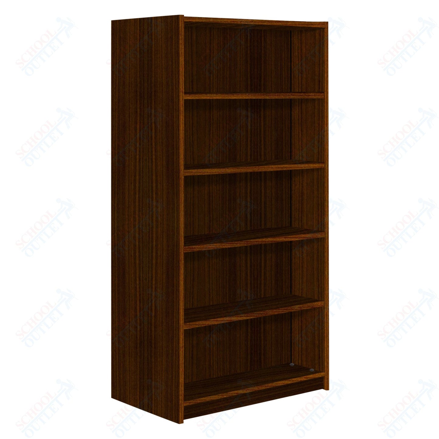 Double Face Starter 4 Adjustable Shelves each Face Bookcase (88257 Z74) - SchoolOutlet